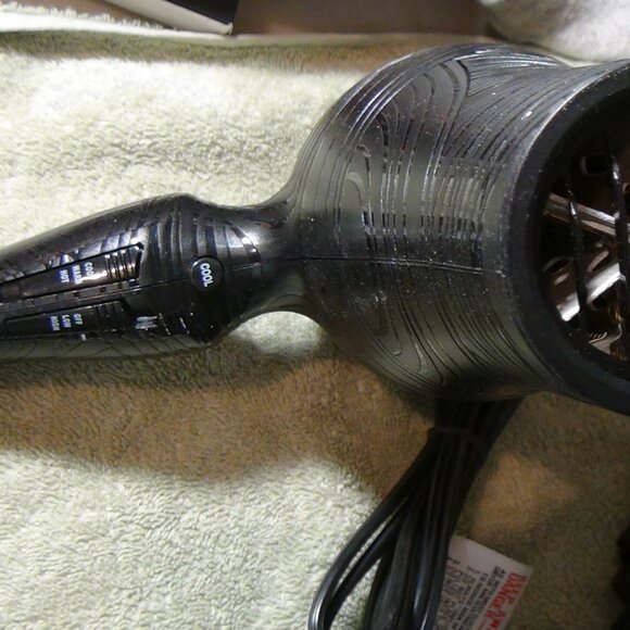 Conair The Curl Collective 1875 Watt Ionic Ceramic Hair Dryer Black 18" - Picture 14 of 16